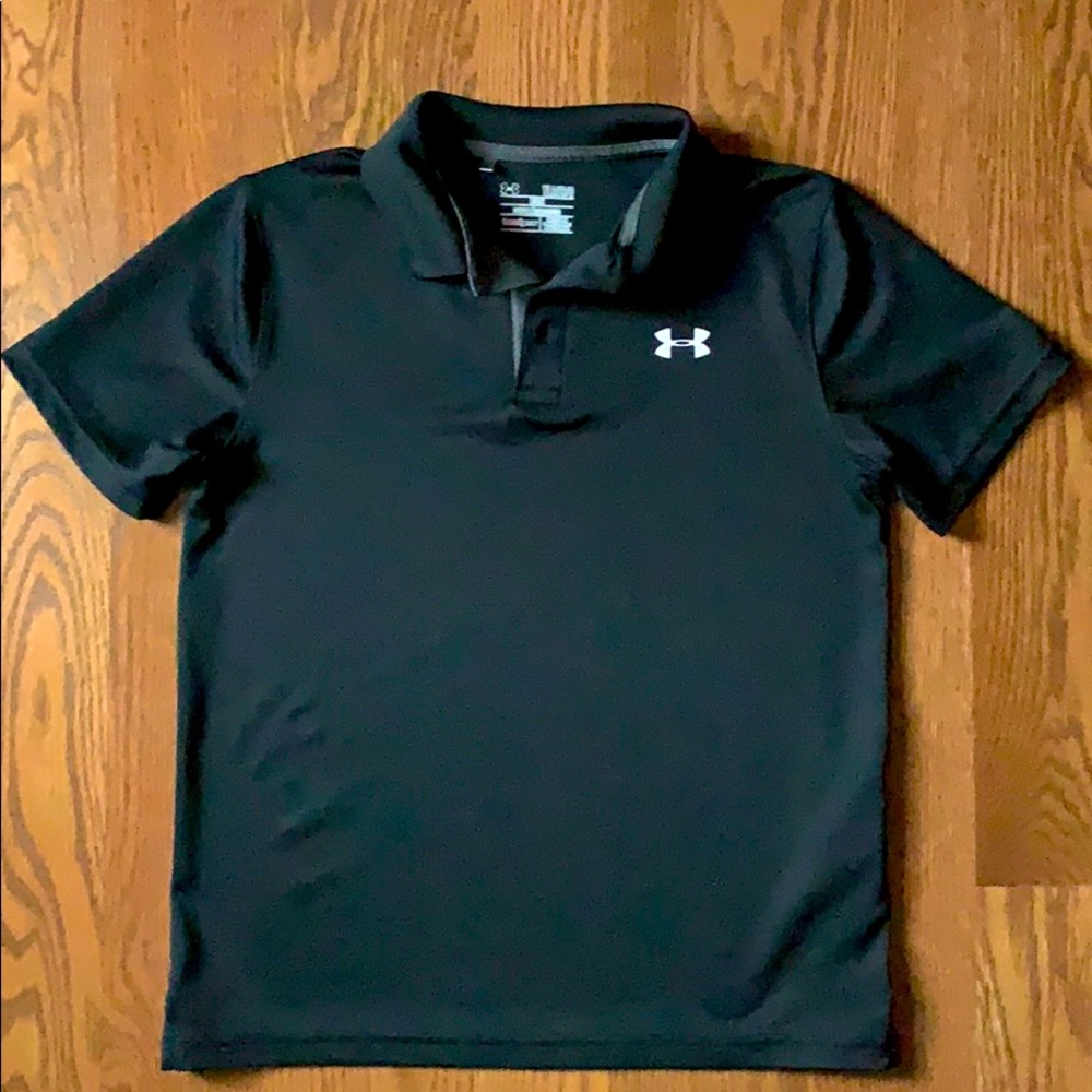 Boys Under Armour Polo Golf Shirt - youth large